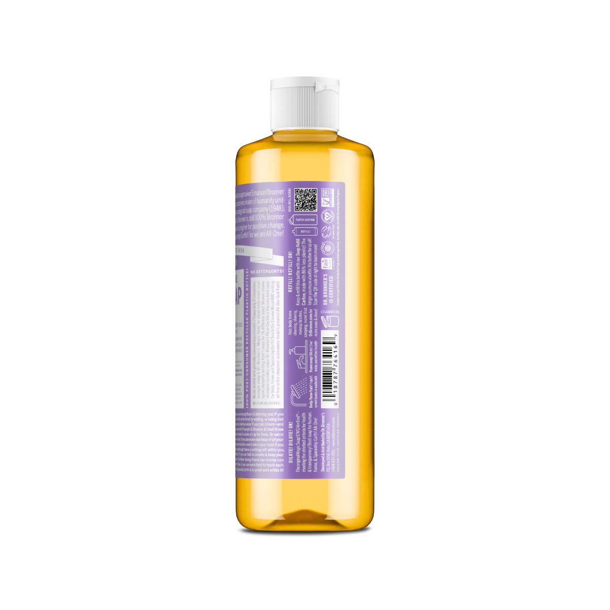 Dr. Bronner's Lavender Liquid Soap 16oz