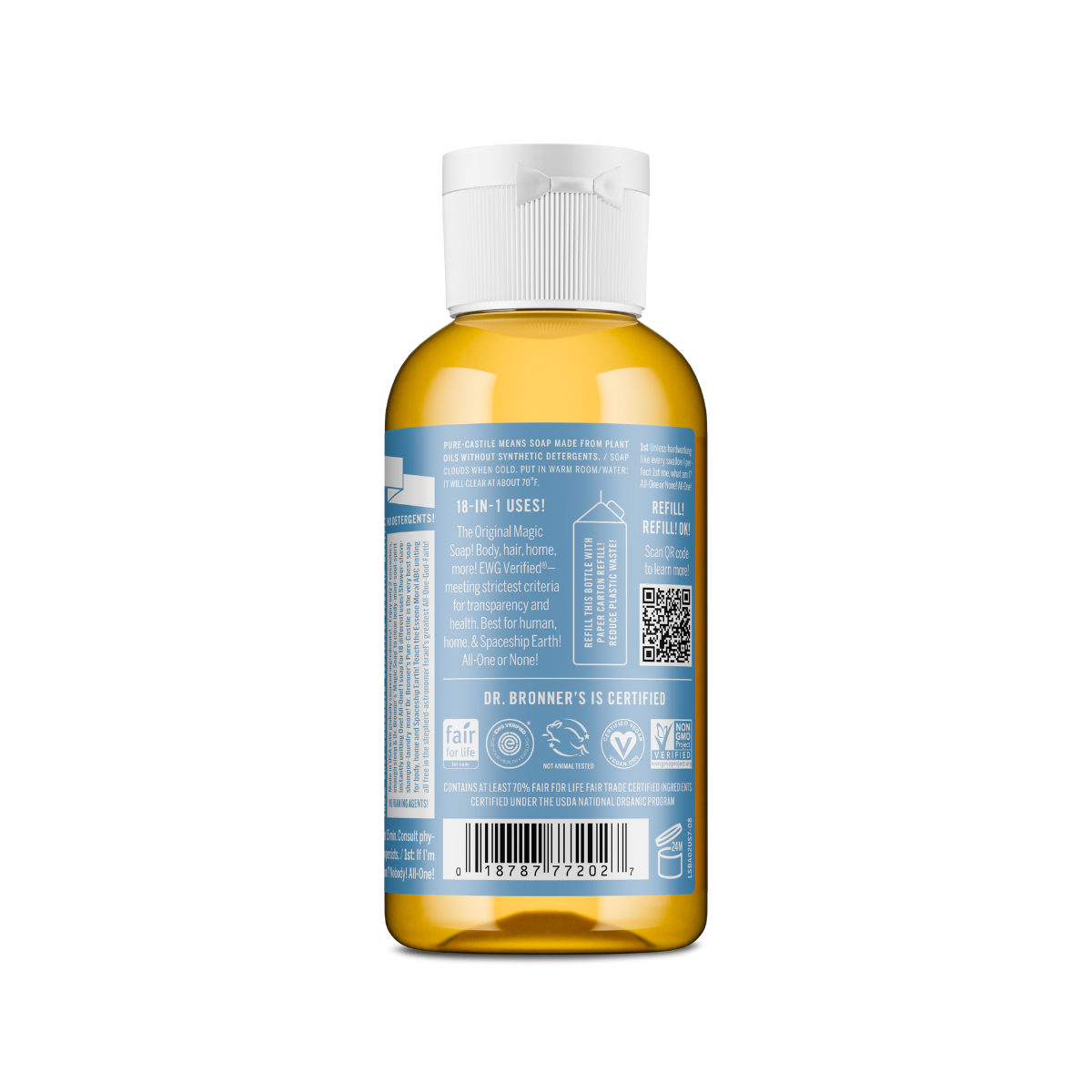 Dr. Bronner's Soap Baby Mild Liquid 2oz
