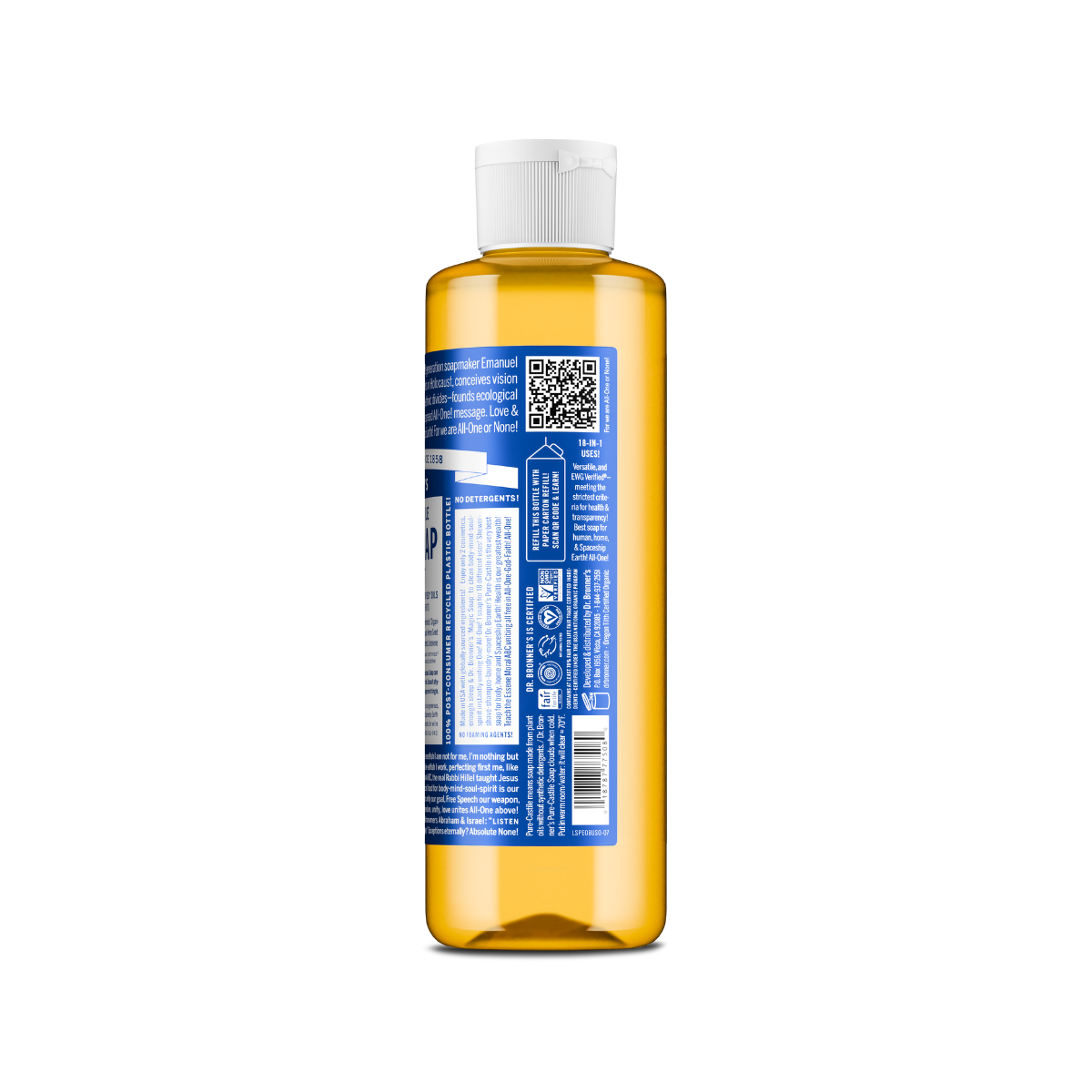 Dr. Bronner's Soap Peppermint Liquid 8oz