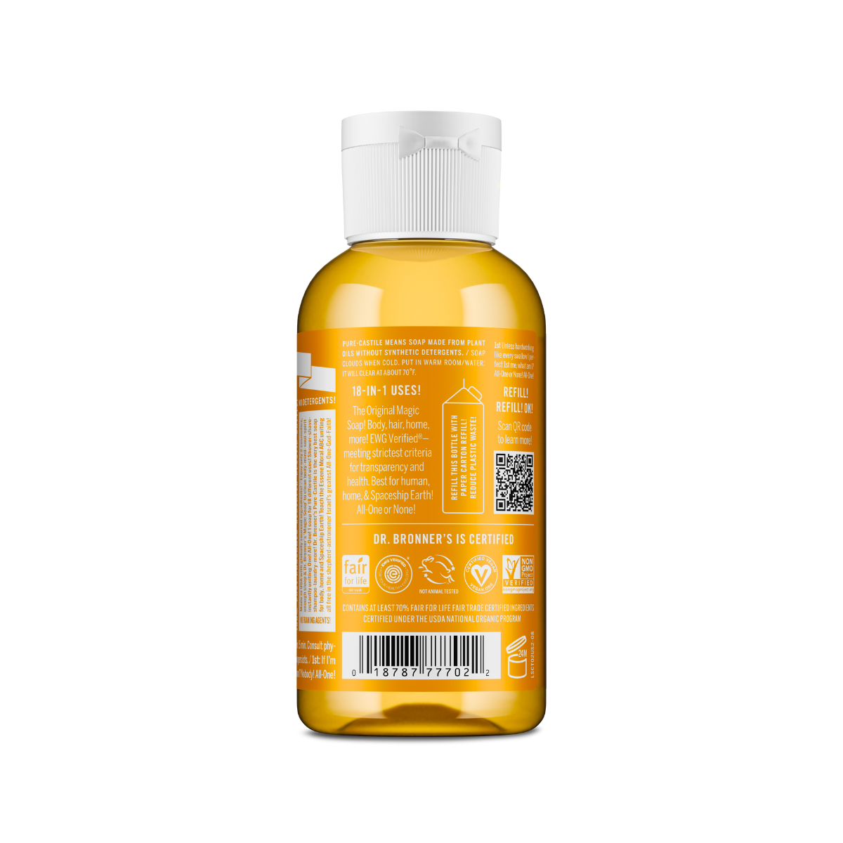 Dr. Bronner's Soap Citrus Liquid 2oz