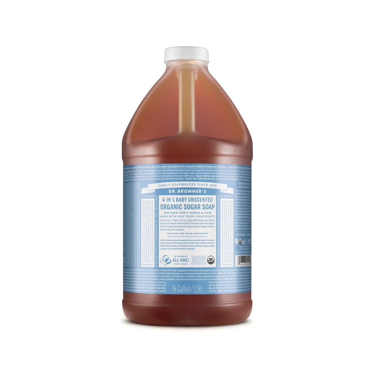Dr. Bronner's Soap Pump Baby Ref OG 64oz