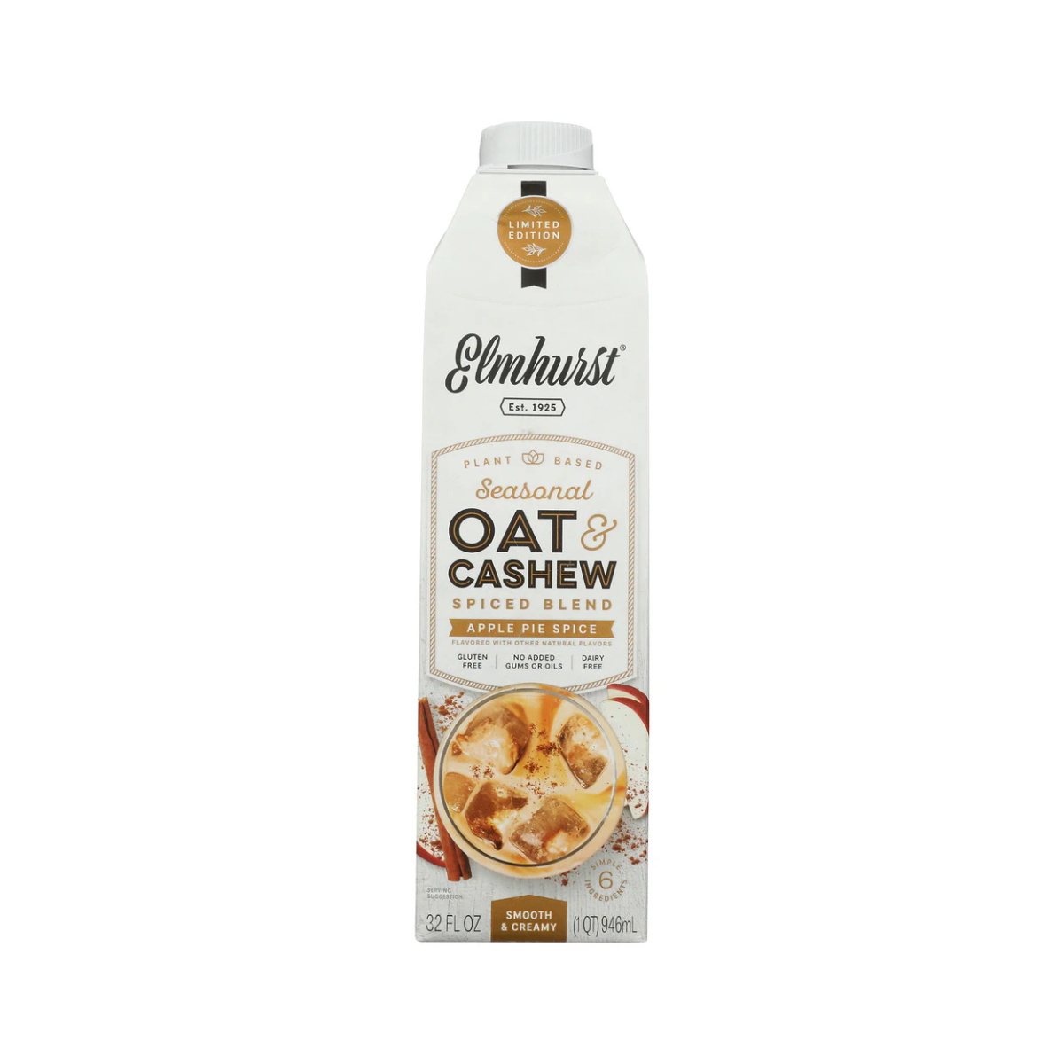Elmhurst Milk Oat Apple Pie Spice 32oz