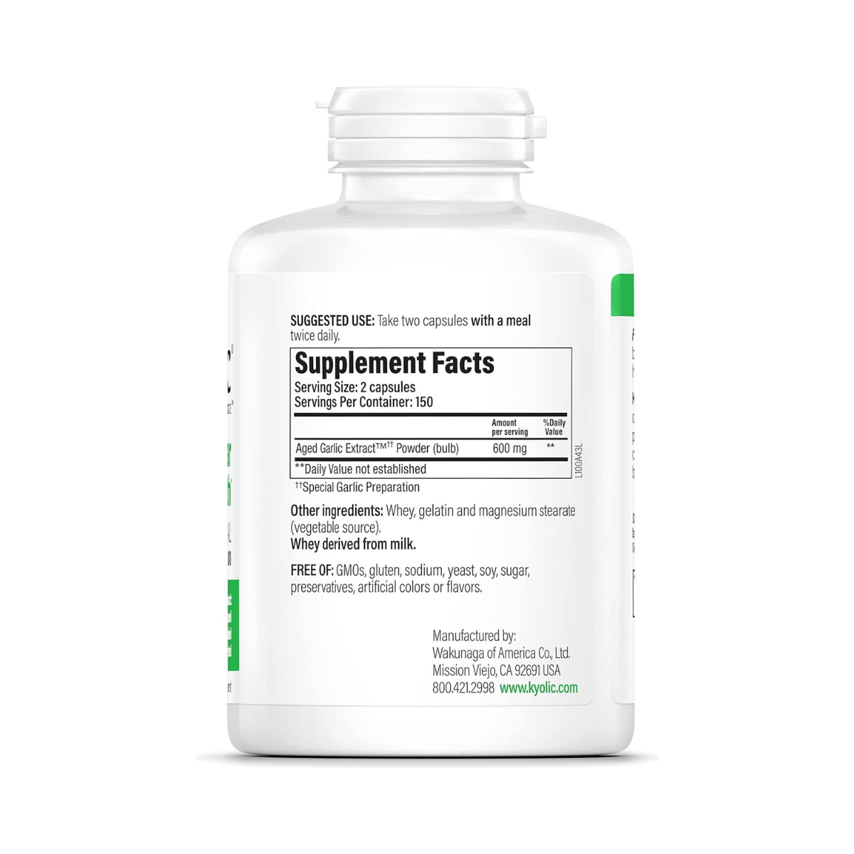 Kyolic Cardiovascular Garlic Extract 100c