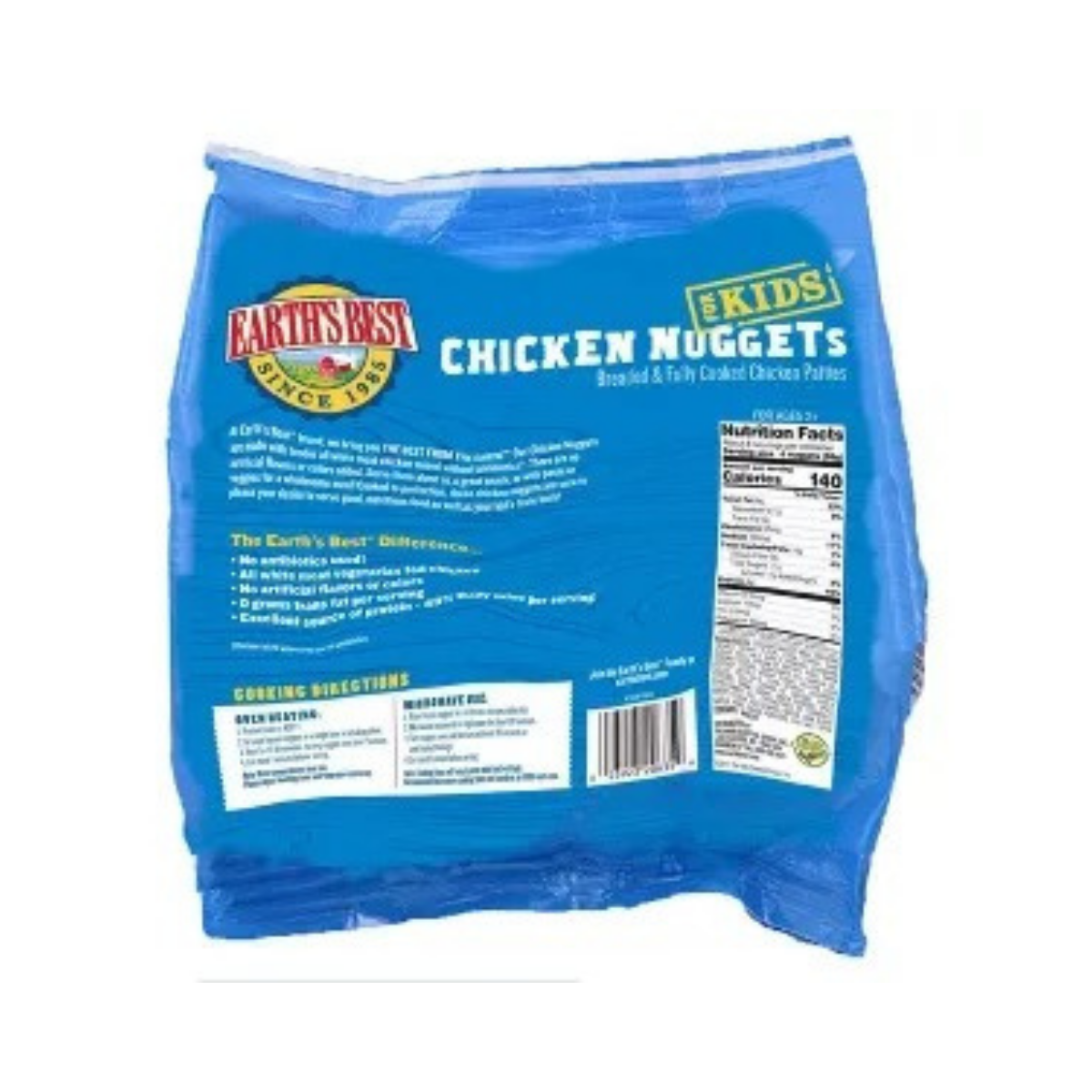 Earth's Best Kidz All Natural Baked Frozen Chicken Nuggets 16oz