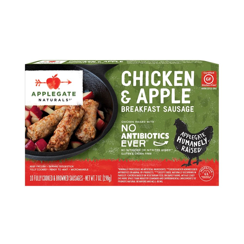 Applegate Naturals Chicken and Apple Breakfast Sausage 7oz