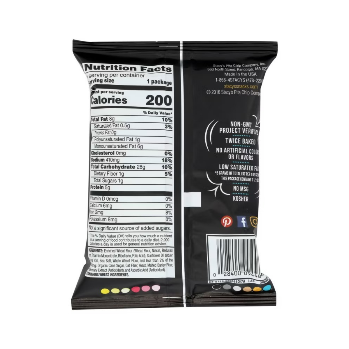 Stacy's Simply Naked Pita Chips 1.5oz