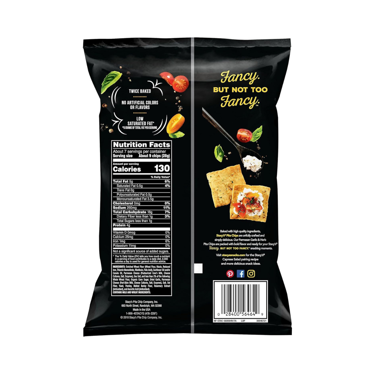 Stacy's Parmesan Garlic And Herb Pita Chips 7.33oz