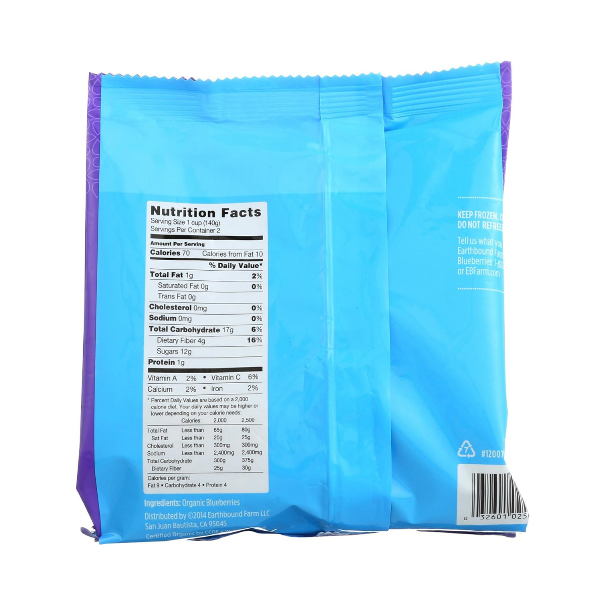 Earthbound Farm Organic Blueberries 10oz