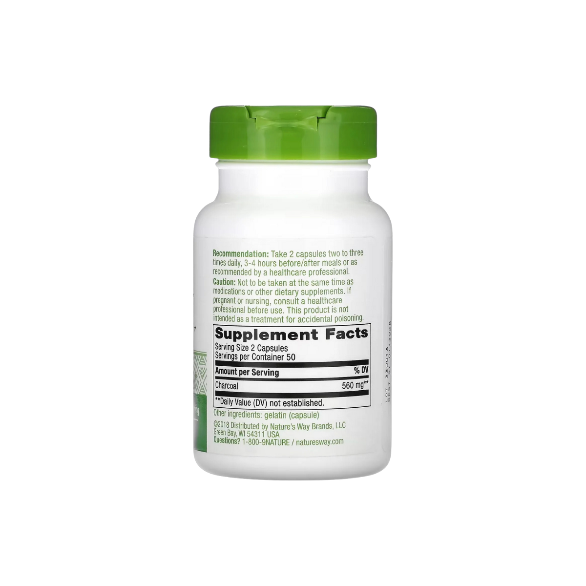 Nature's Way Charcoal Activated 100c