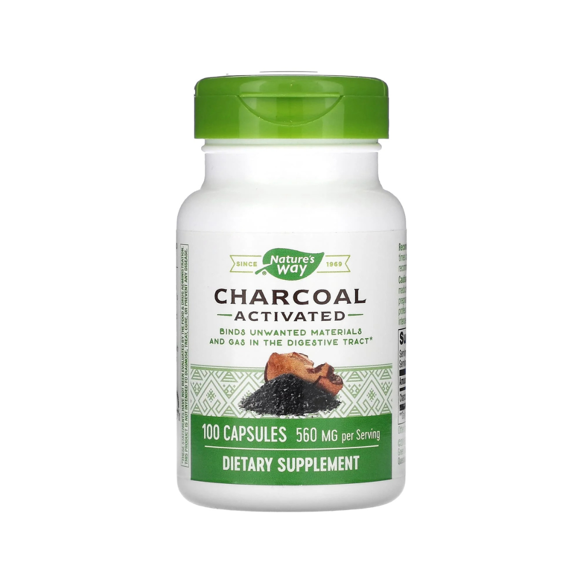 Nature's Way Charcoal Activated 100c – Orgánica Store Panamá