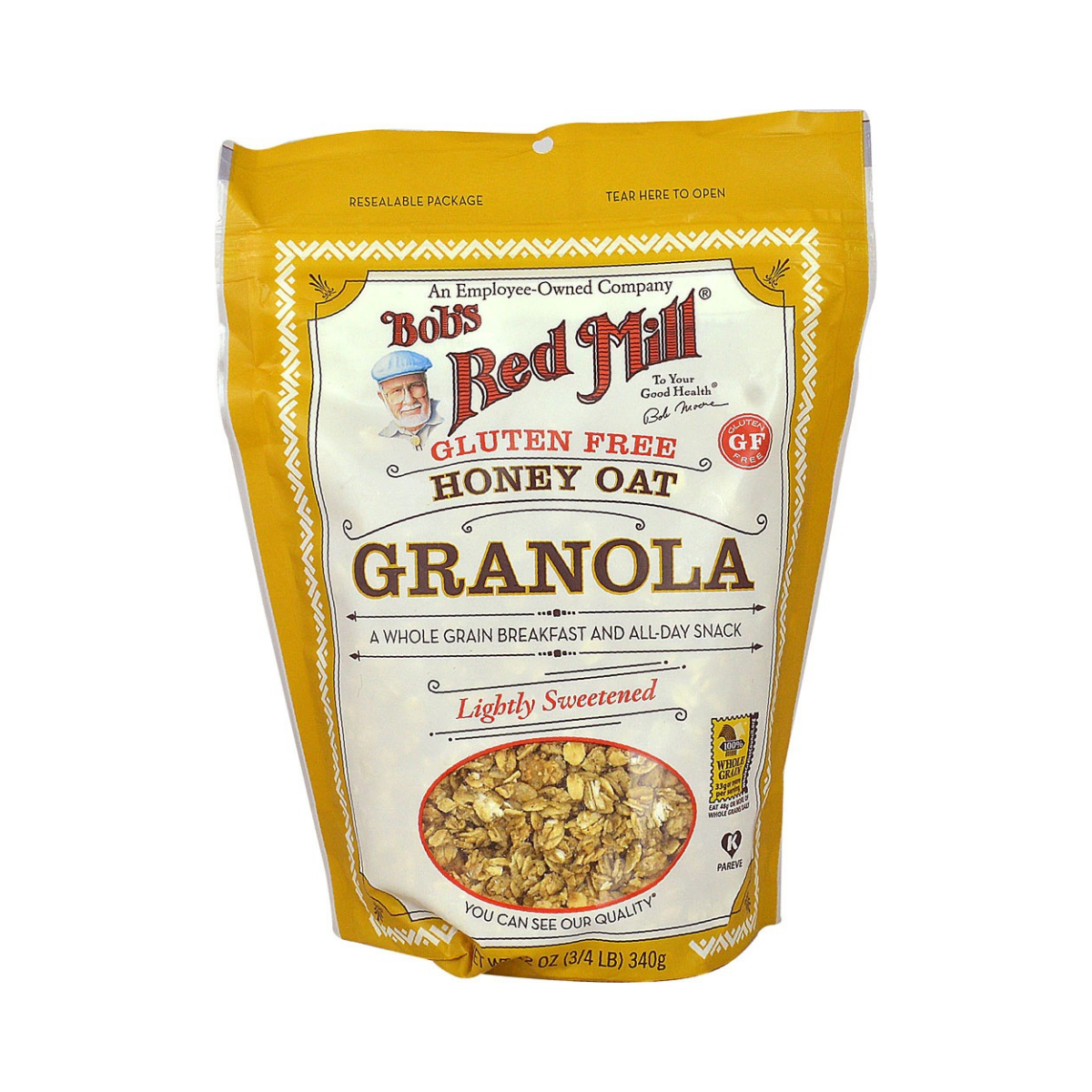 Bob's Red Mill Granola Honey Oat GF 12 oz