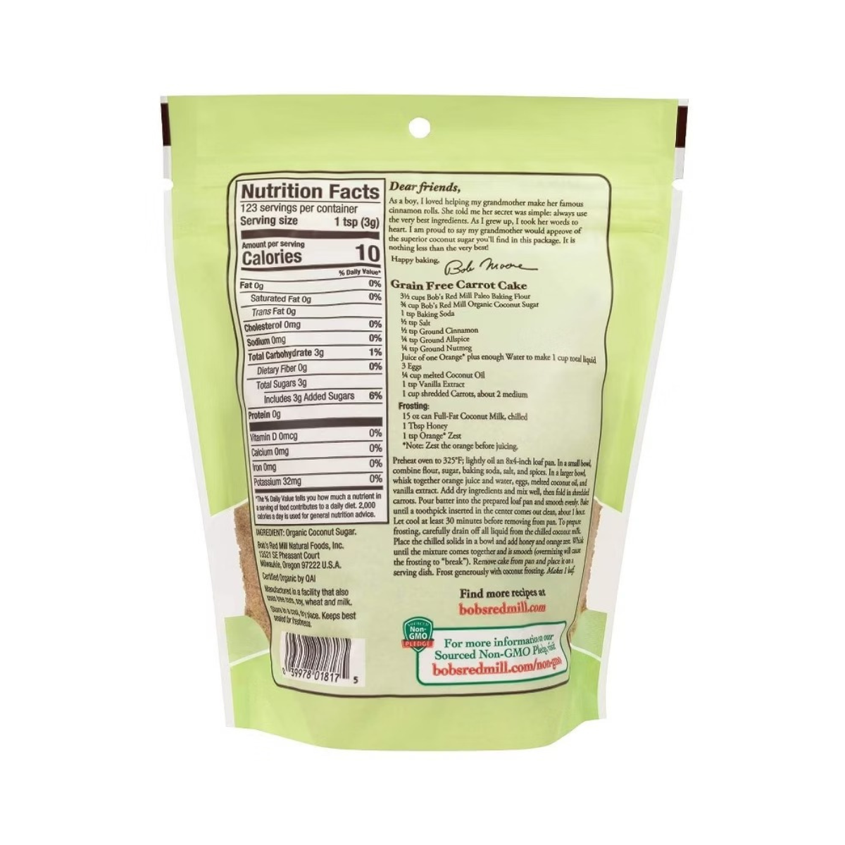 Bob's Red Mill Organic Coconut Sugar 13oz