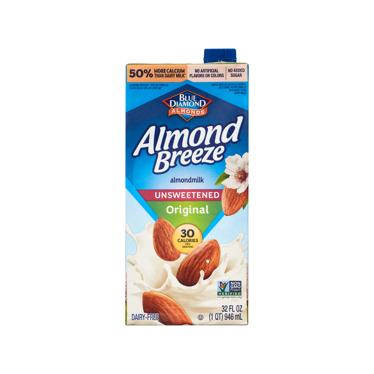 Blue Diamond Almonds Unsweetened Original 32oz – Orgánica Store Panamá