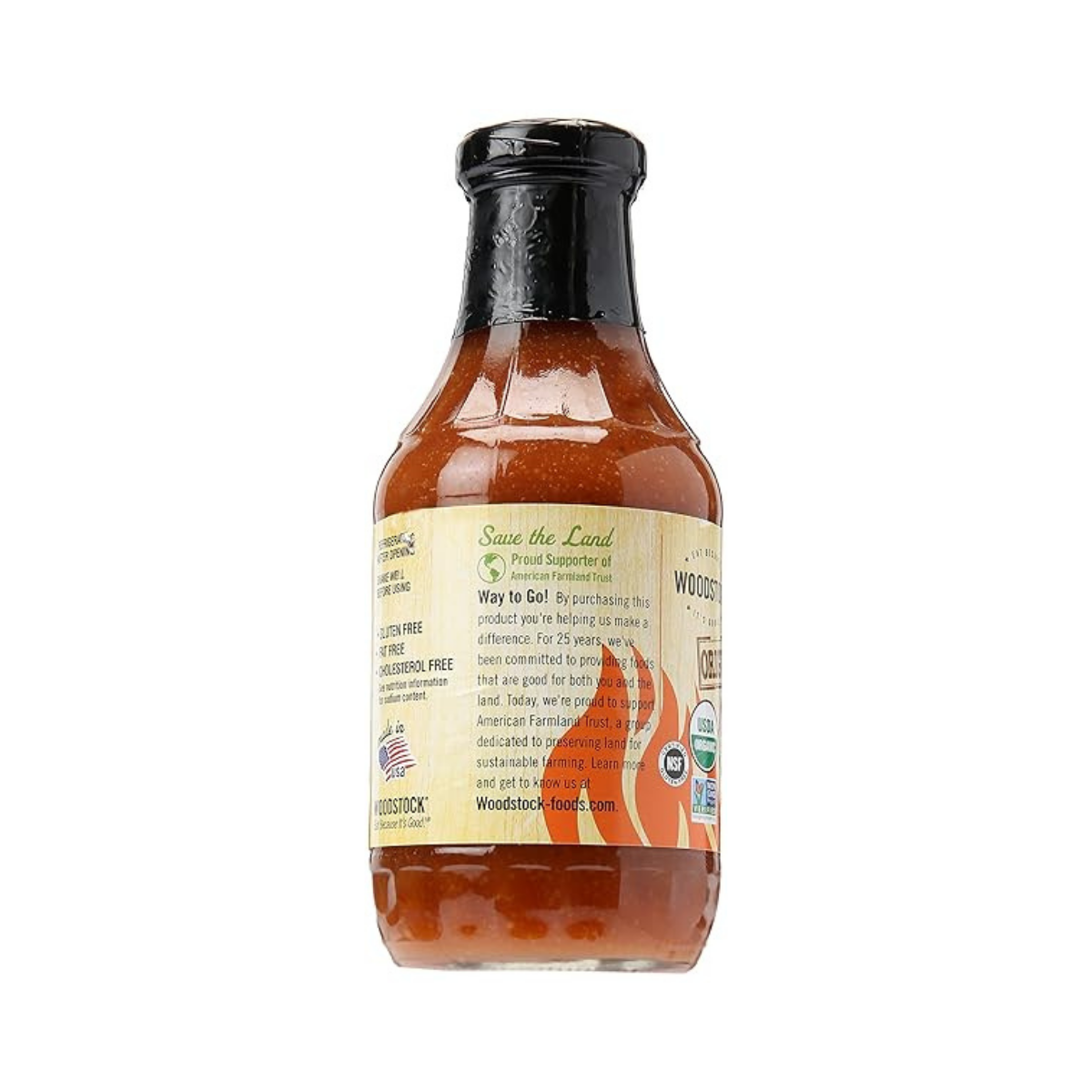 Woodstock BBQ Sauce Organic Original 18oz