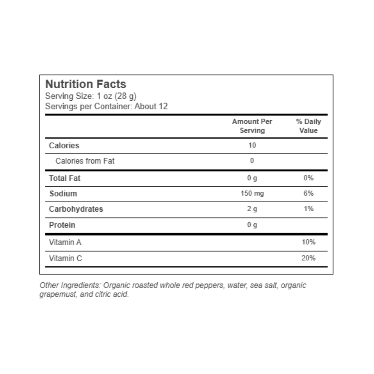 Woodstock Non-GMO Red Peppers Fire Roasted 16oz