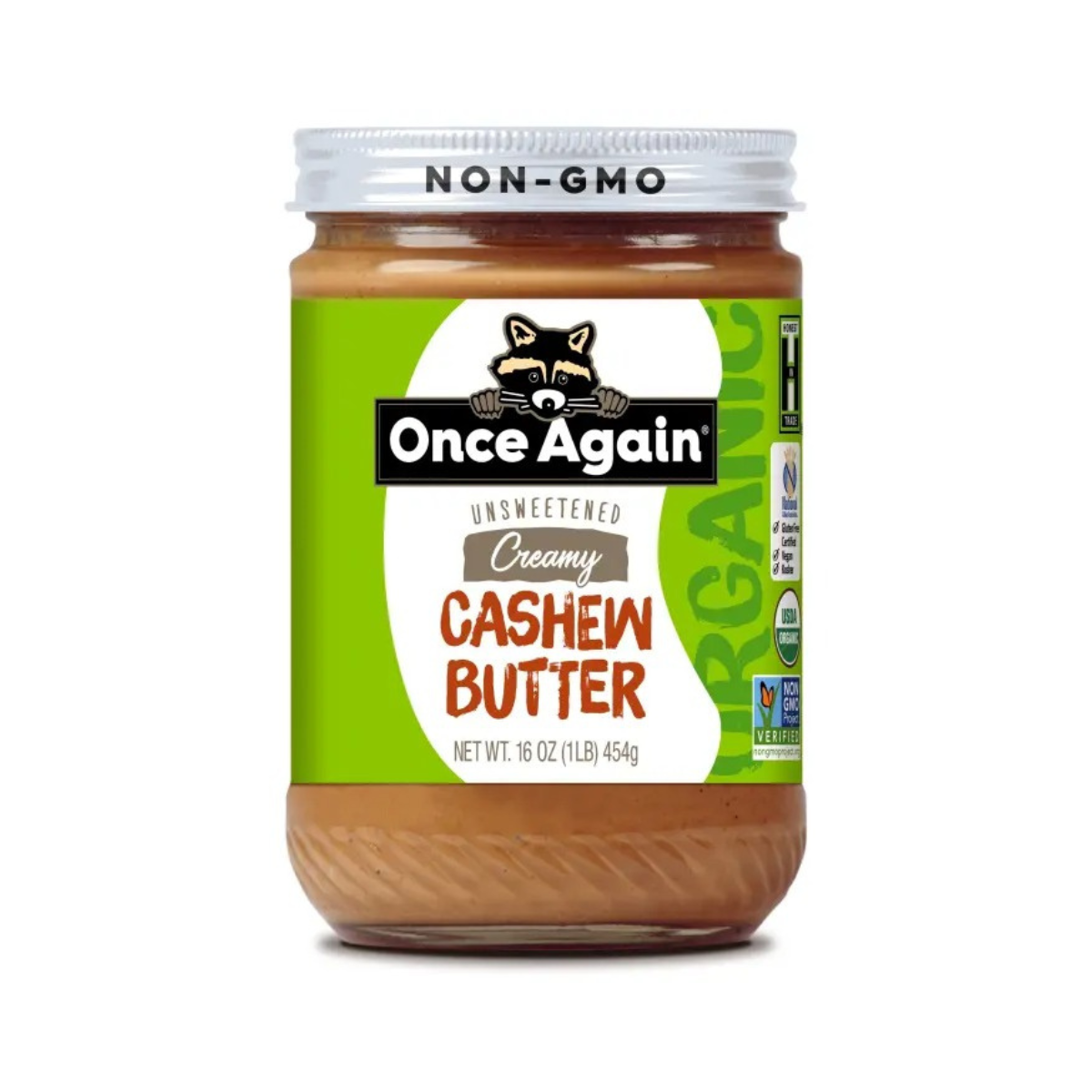 Once Again Cashew Butter OG 16oz