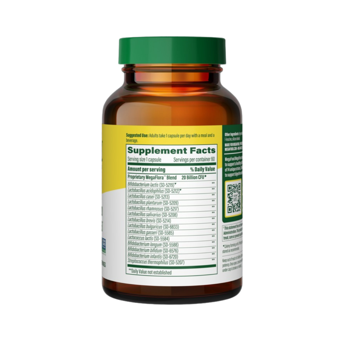 MegaFood Probiotic Flora 20B 60c