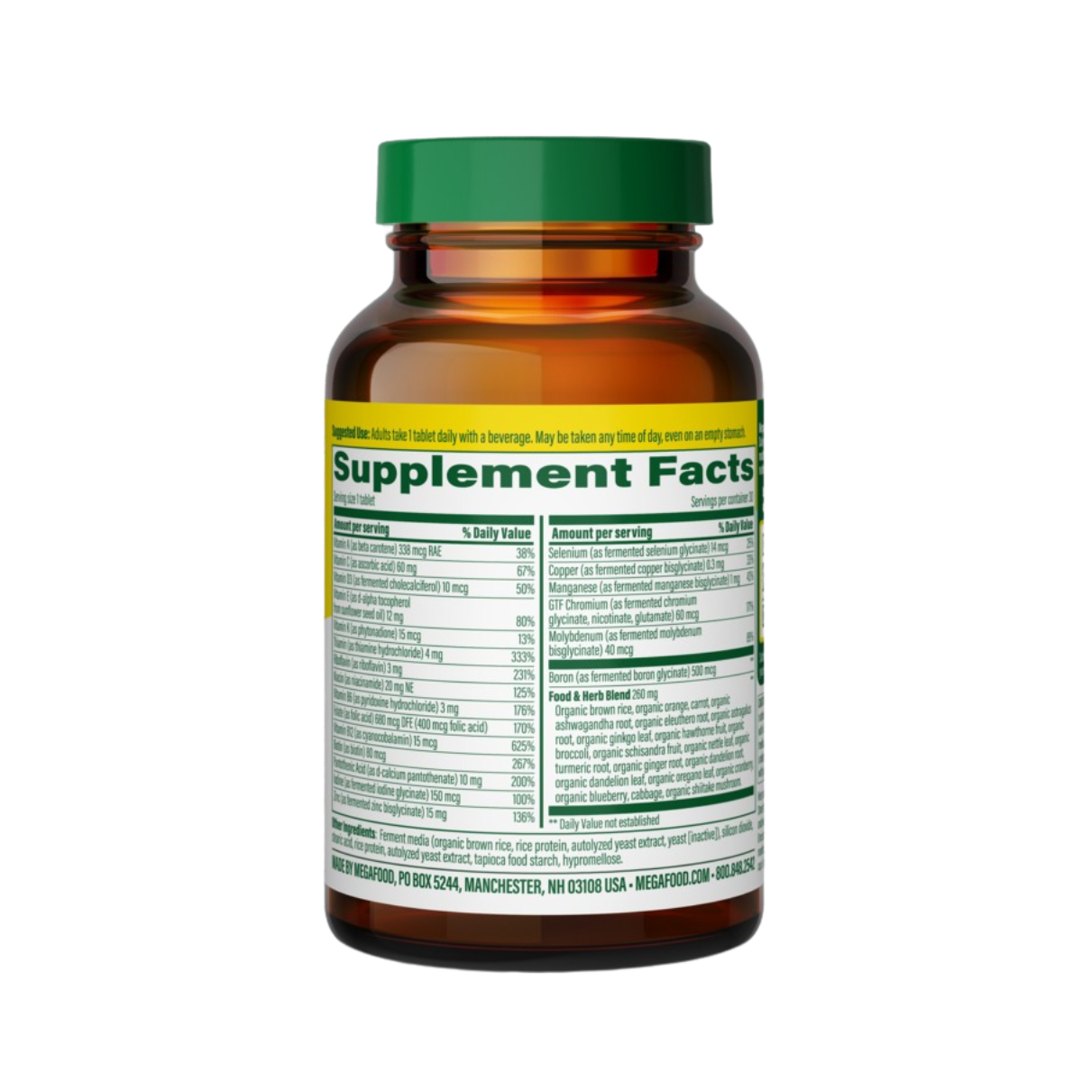 MegaFood Vitamin 40 Over Men 30c