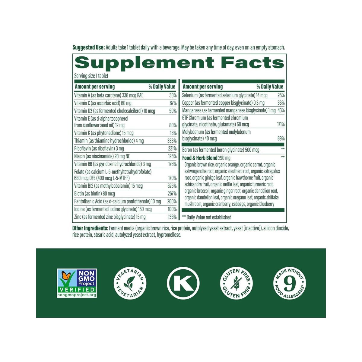 Megafood Men Over 40 One Daily 60c