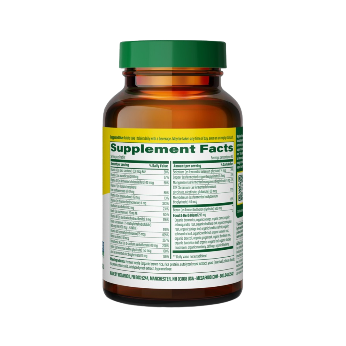 MegaFood Men Over 40 One Daily 90c