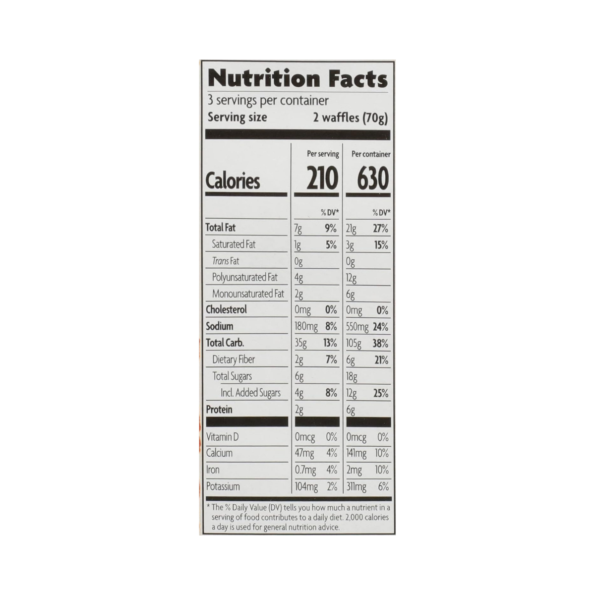Nature´s Path Organic Waffles Pumpkin Spice 6c