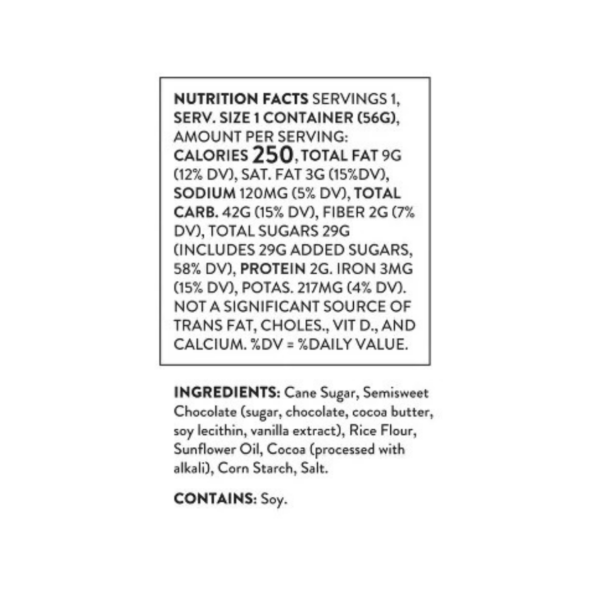 King Arthur Gluten Free Super Fudge Brownie Single Serve Mix 2oz