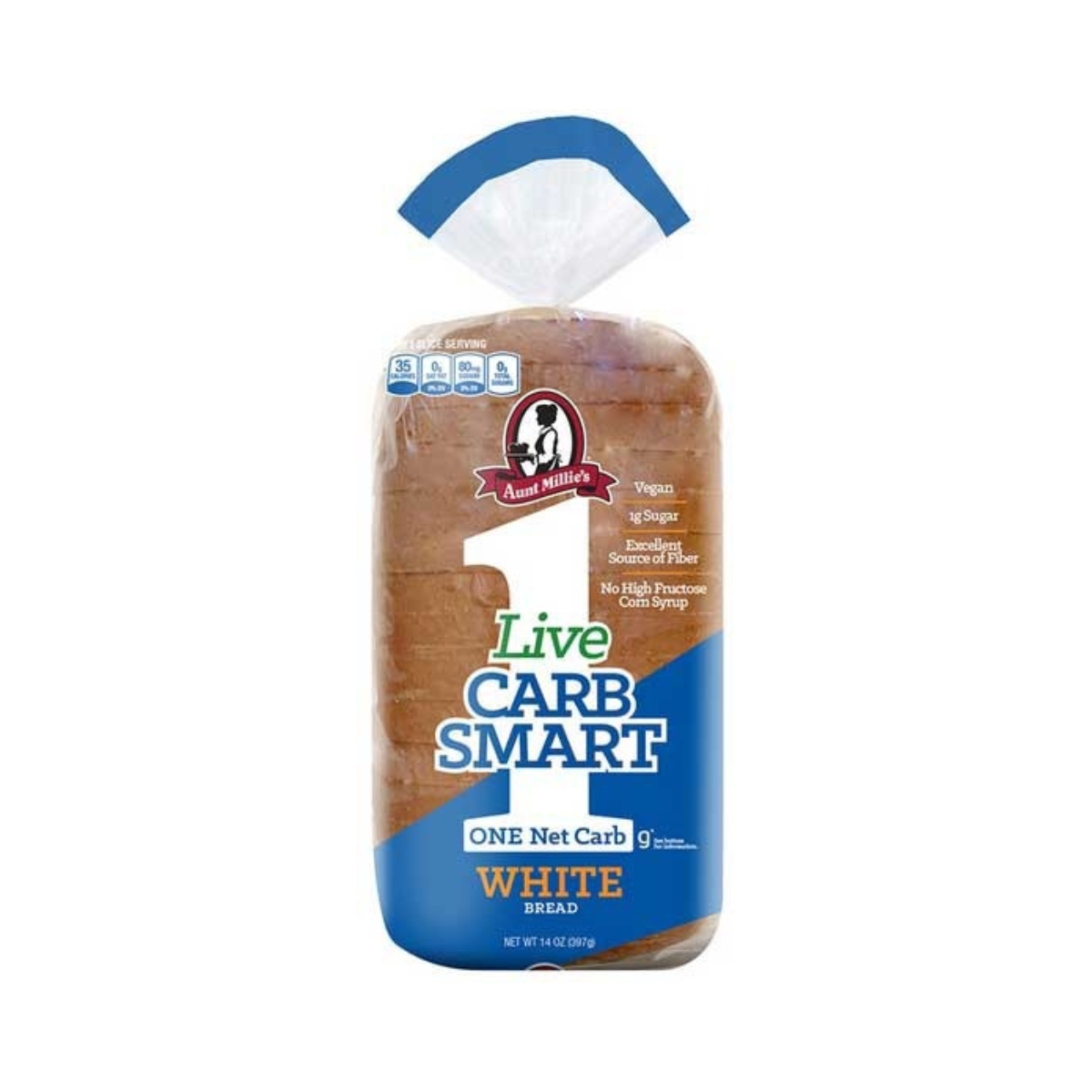 Aunt Millie's Bakehouse Live Carb Smart White Bread 14oz