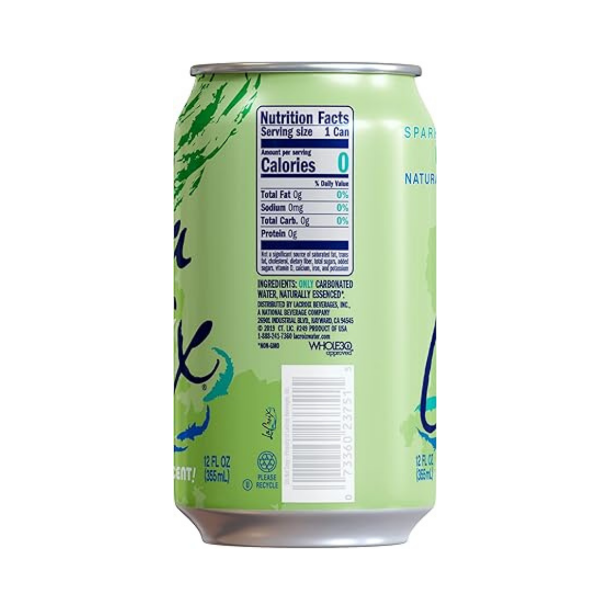 La Croix Sparkling Water Lime 12c