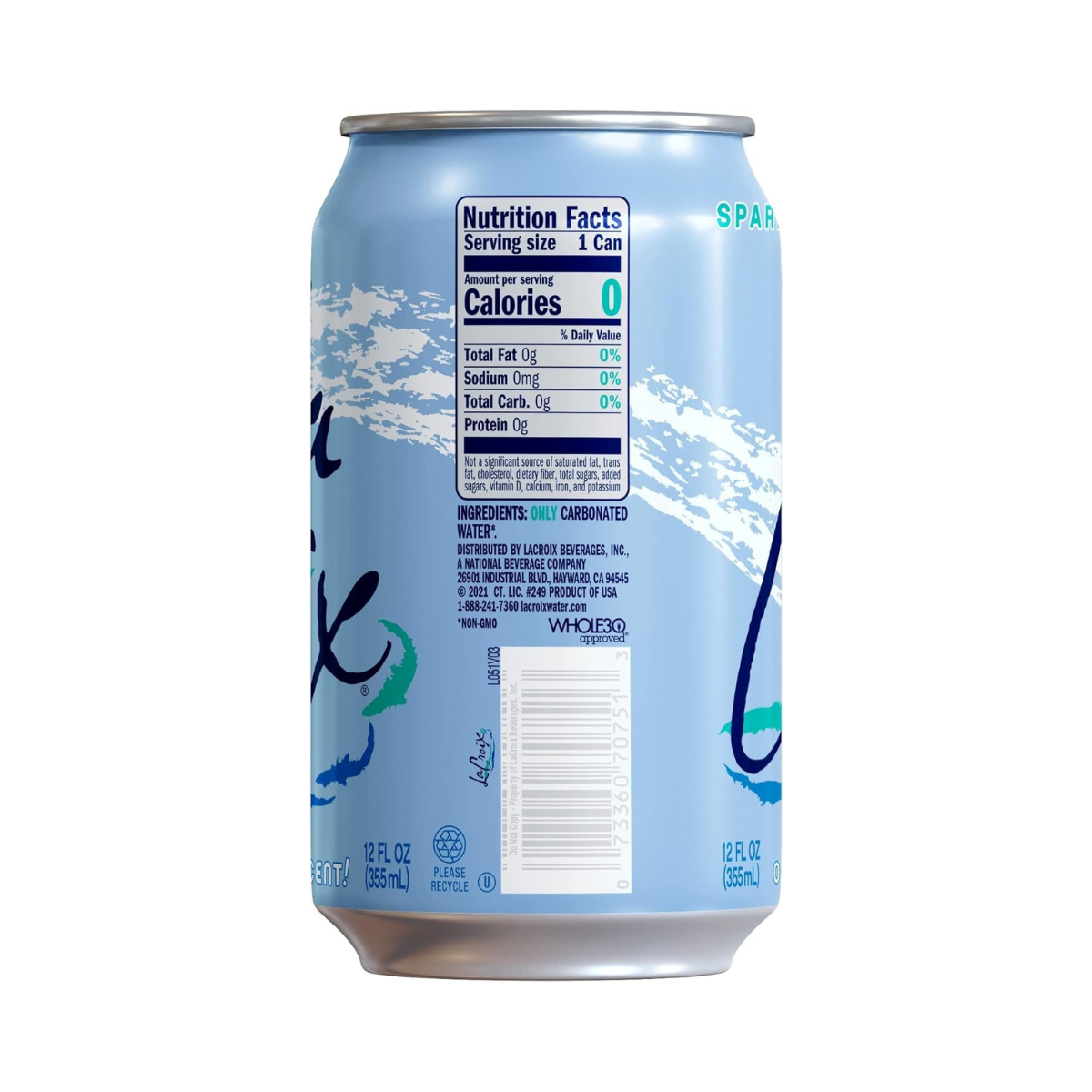 La Croix Pure Sparkling Water 12c
