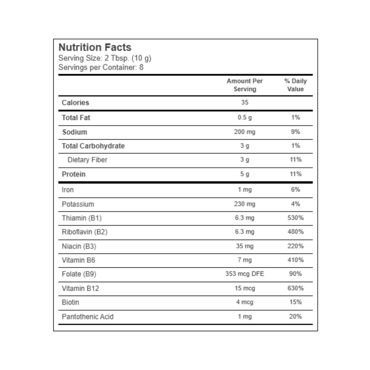 Bragg Non-GMO Nutritional Yeast Garlic 3oz