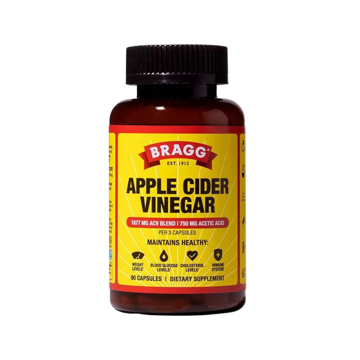 Bragg Apple Cider Vinegar Supplement 90 c