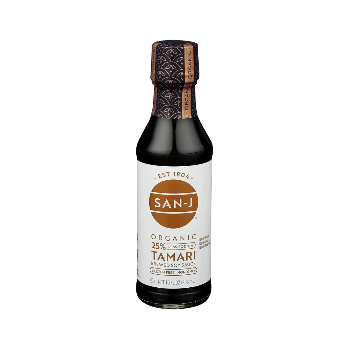 San-J Organic Tamari 25% Less Sodium Soy Sauce 10oz