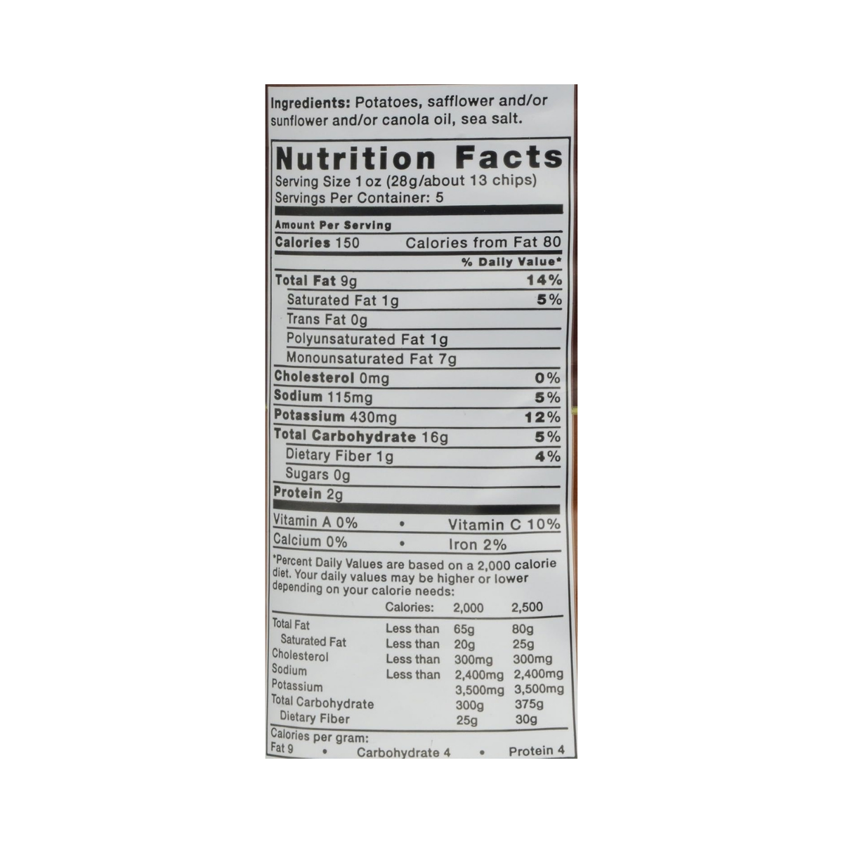 Kettle Sea Salt Potato Chips 5oz