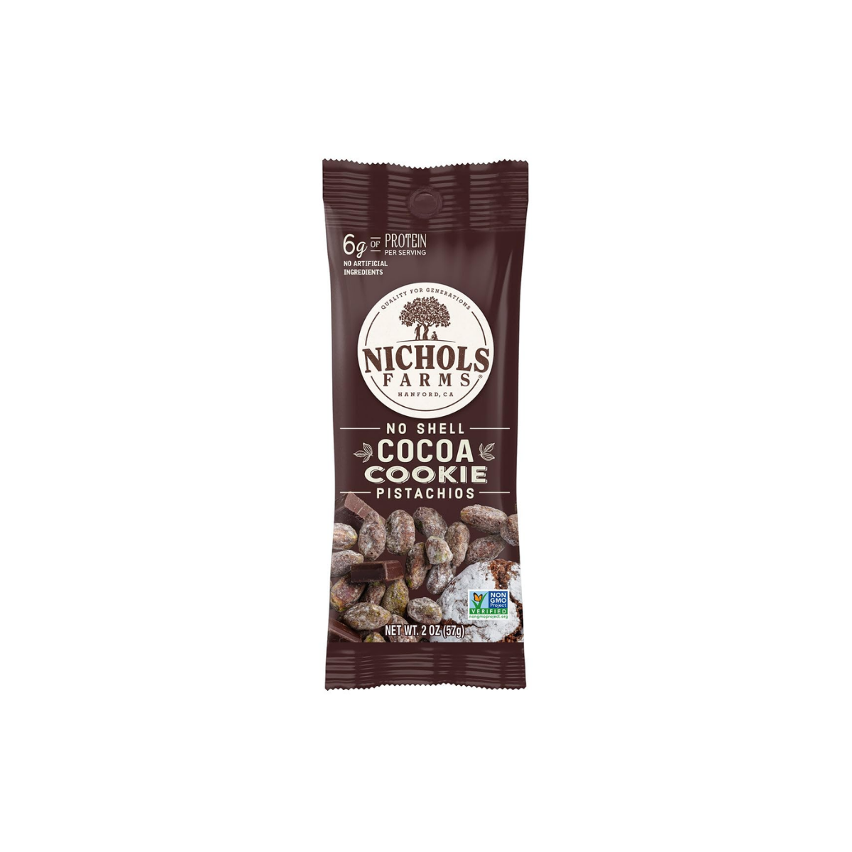 Nichols Farms Seed Pistachio Cocoa Cookies