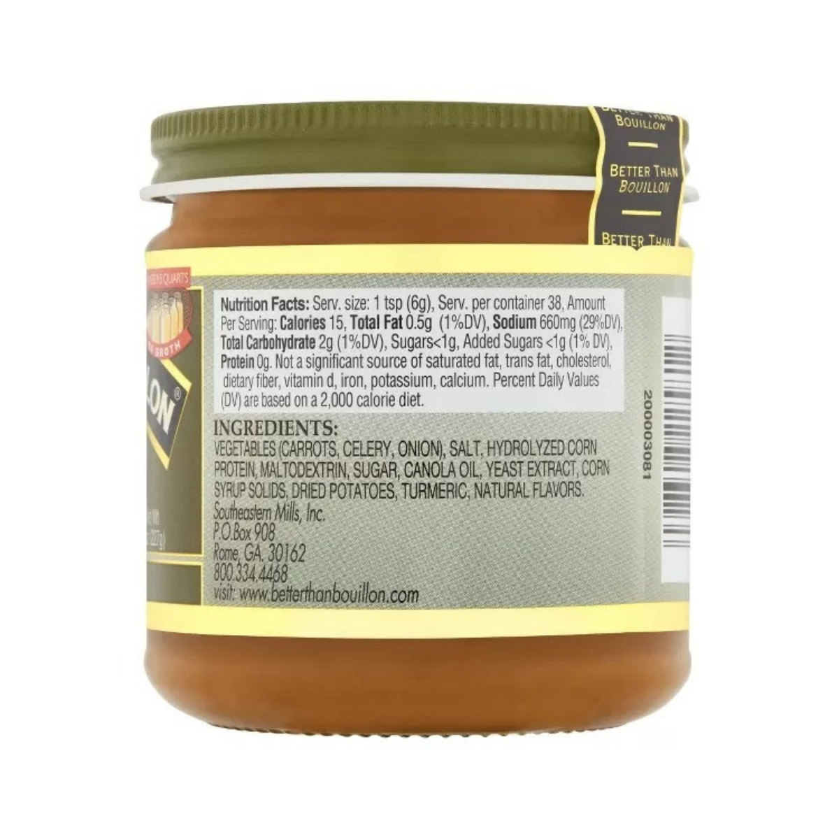 Better Than Bouillon Vegetarian No Chicken Base 8oz