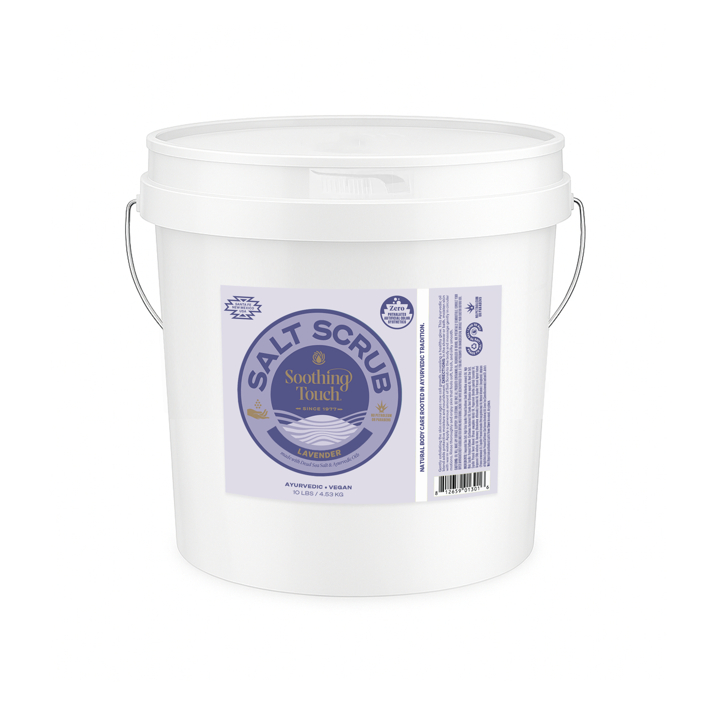 Soothing Touch Herbal Salt Scrub Lavender 10lbs