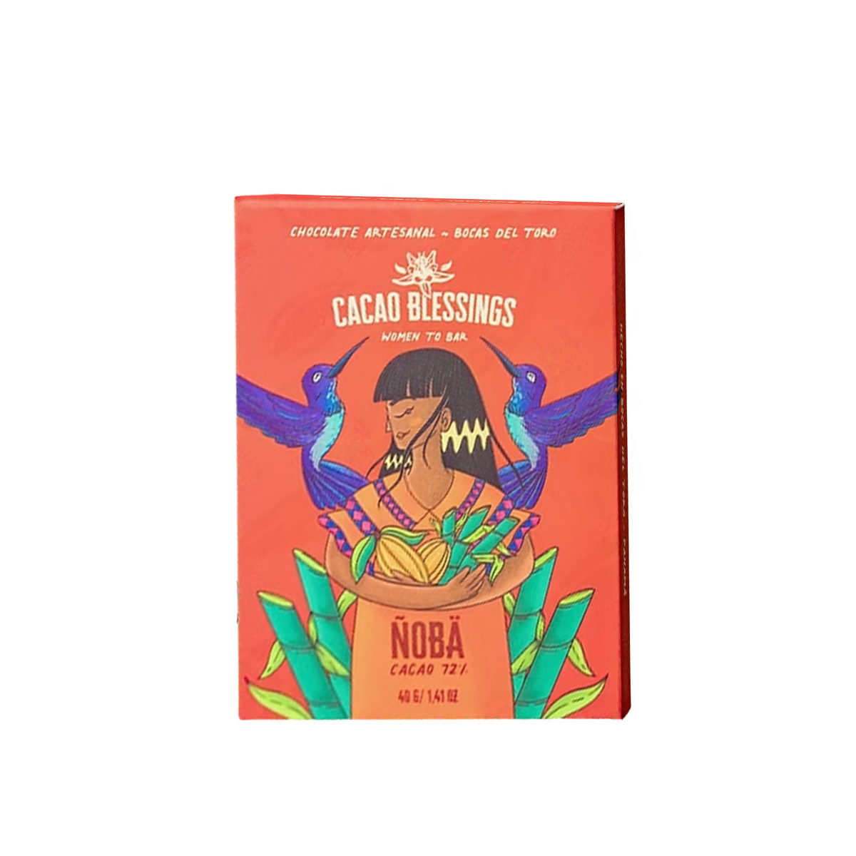 Cacao Blessings Chocolate Bar 72% 40g