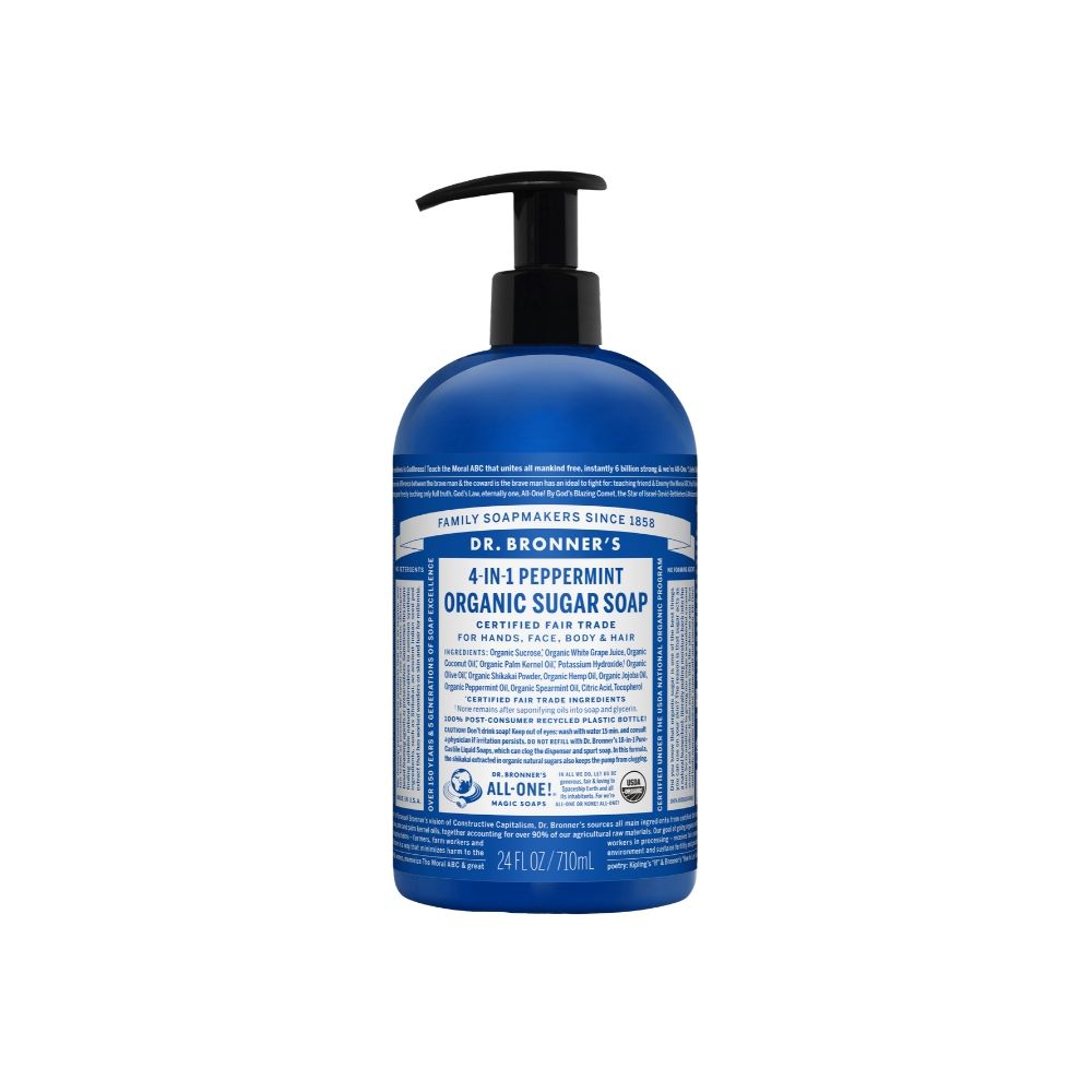 Dr. Bronner's Pump Peppermint Soap 24oz