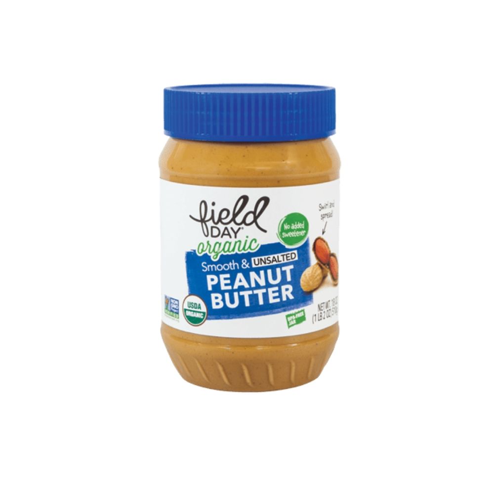 Field Day Organic Easy Spread Peanut Butter, Smooth, Salted (12x18Oz) main image 0