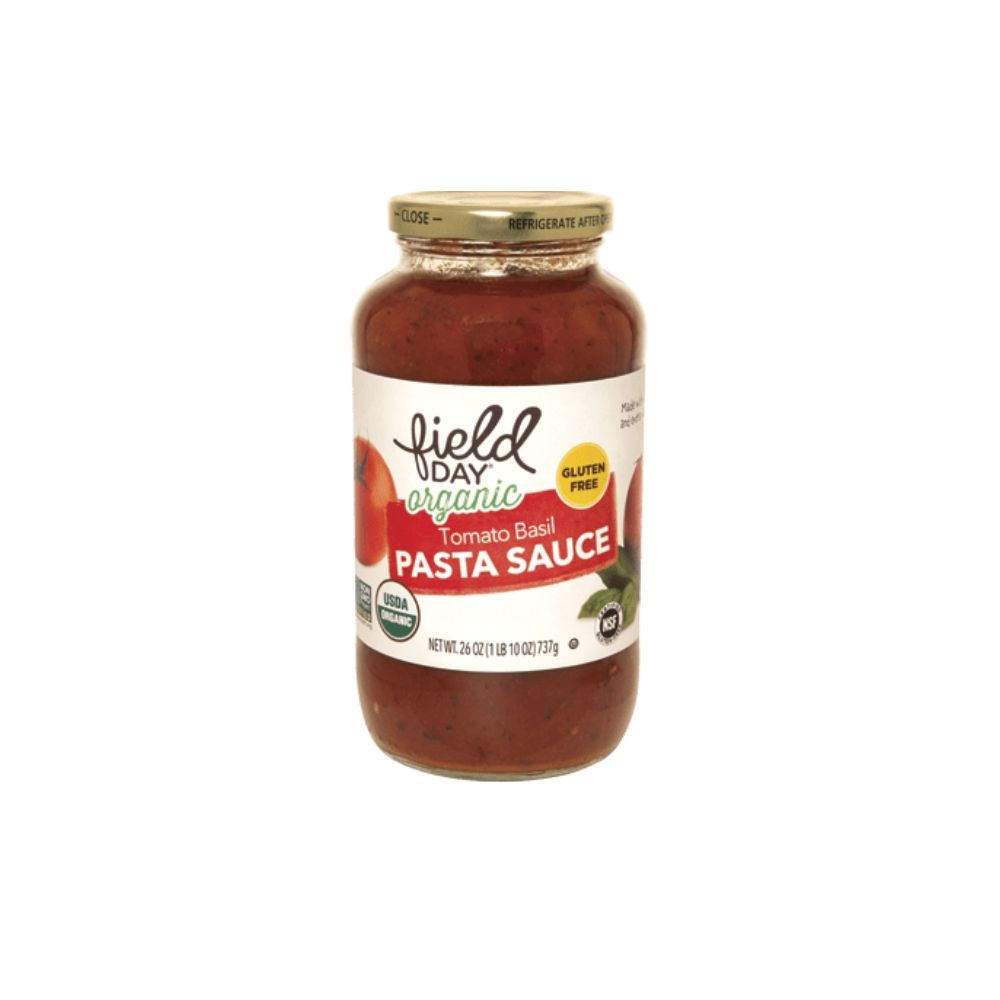 Field Day Pasta Sauce Basil OG 26oz