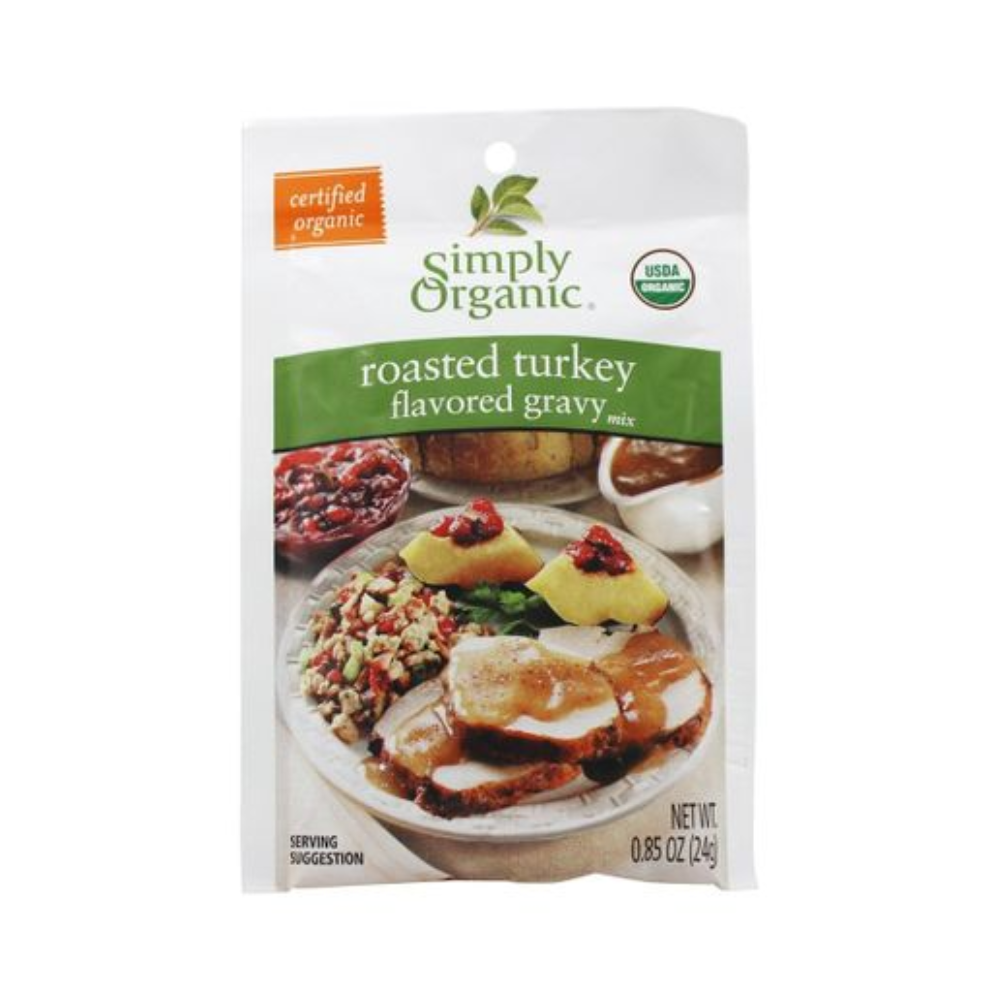 Simply Organic Turkey Flavored Gravy Mix 0.85 oz