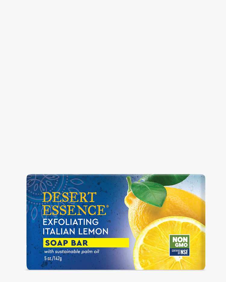 Desert Essence Exfoliating Italian Lemon Bar Soap 5oz