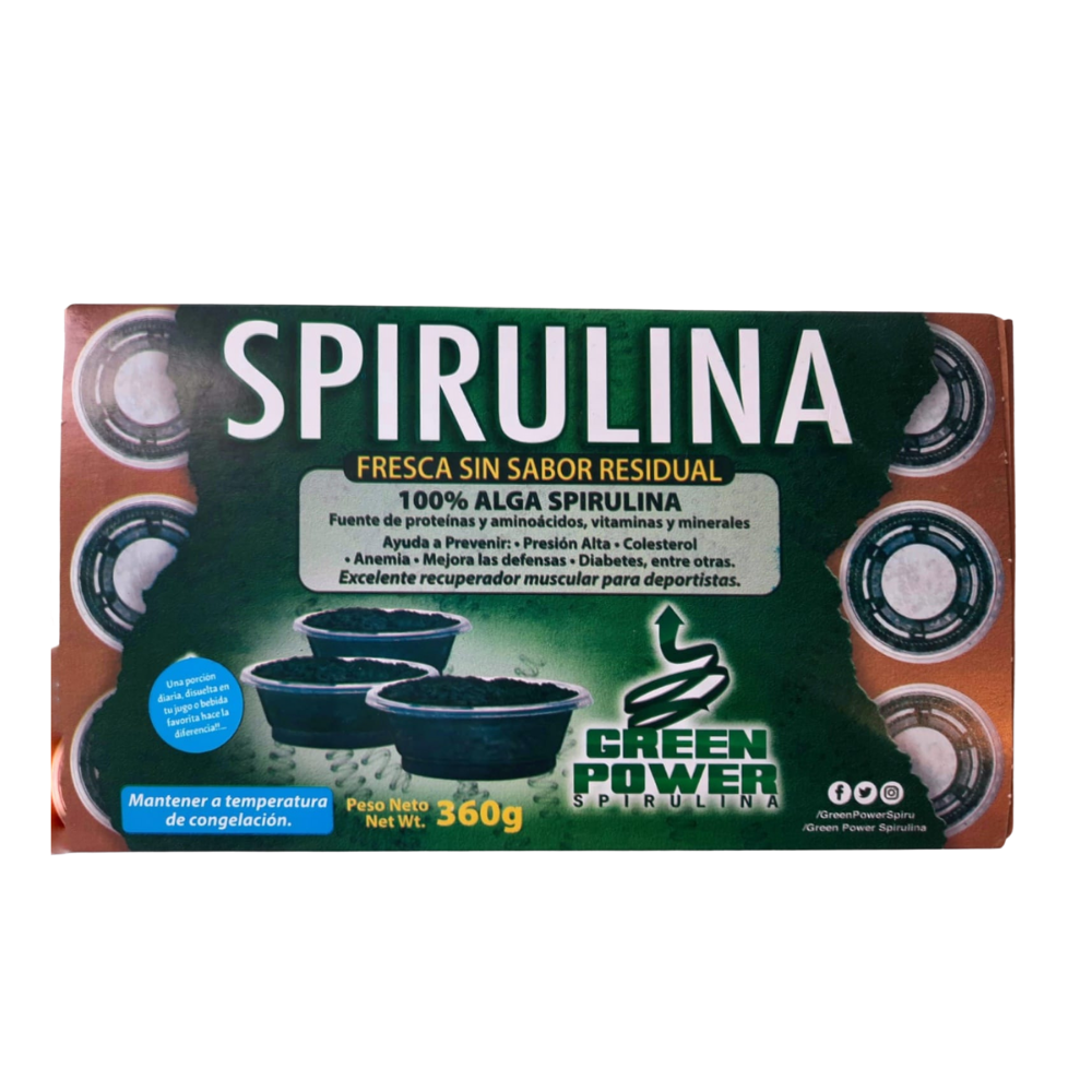 Green Power Spirulina Fresh 360g 30c