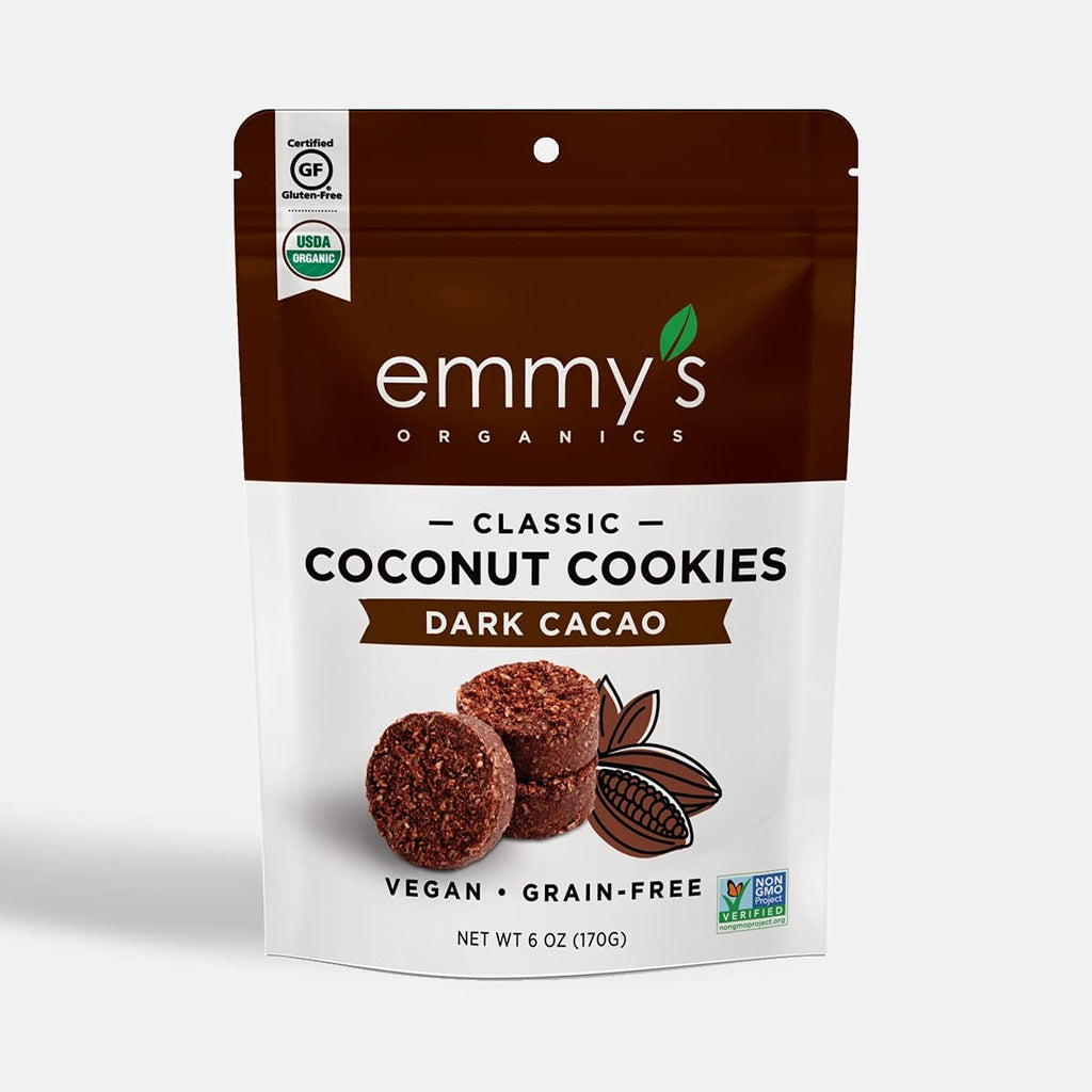 Emmy's Organics Dark Cacao Coconut Cookies 6oz