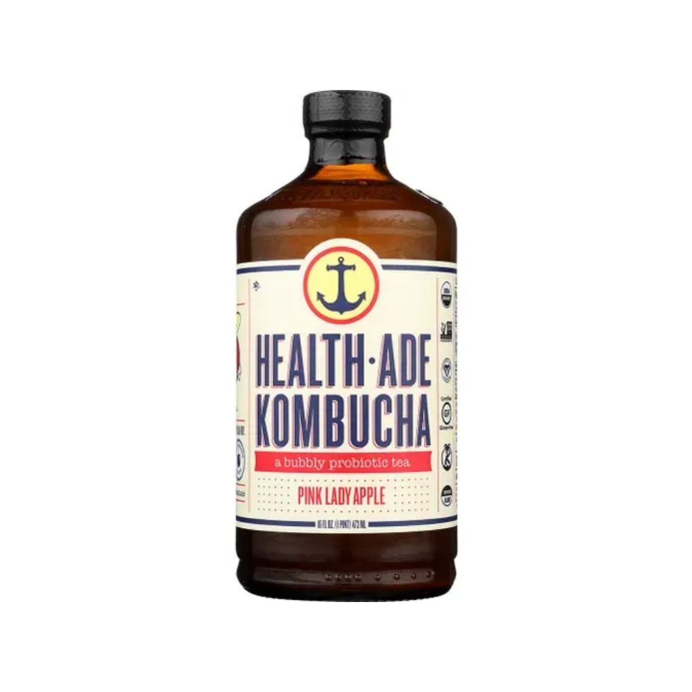 Health Ade Kombucha Apple Pink Lady OG 16oz