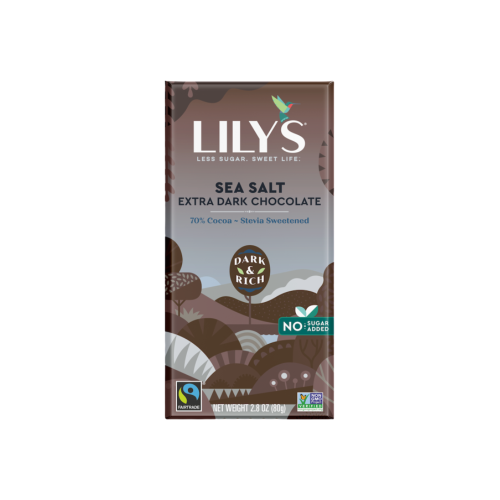 Lily's Barra Chocolate Dark Salt 70% 2.8oz