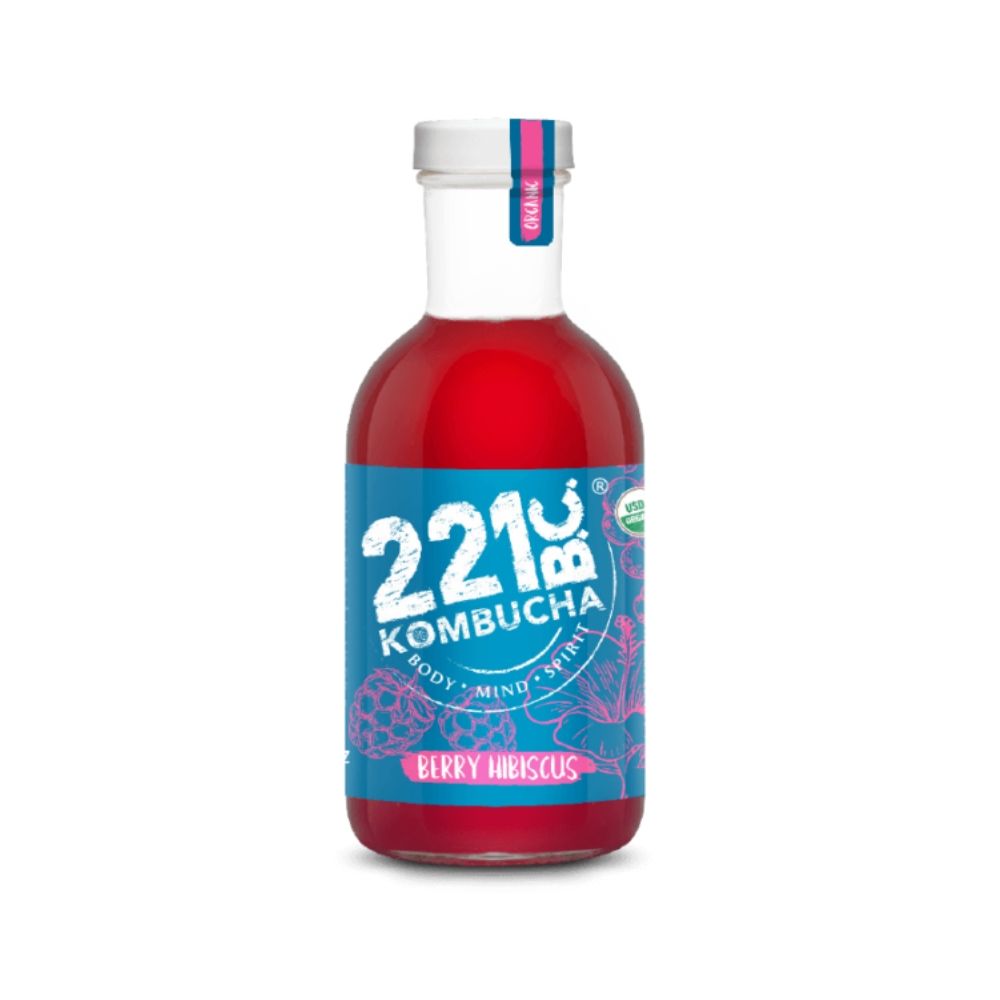 Kombucha 221 Kombucha Berry Hibiscus OG 16oz