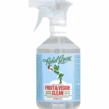 Rebel Green Cleaner Fruit & Veggie Wash 17fz