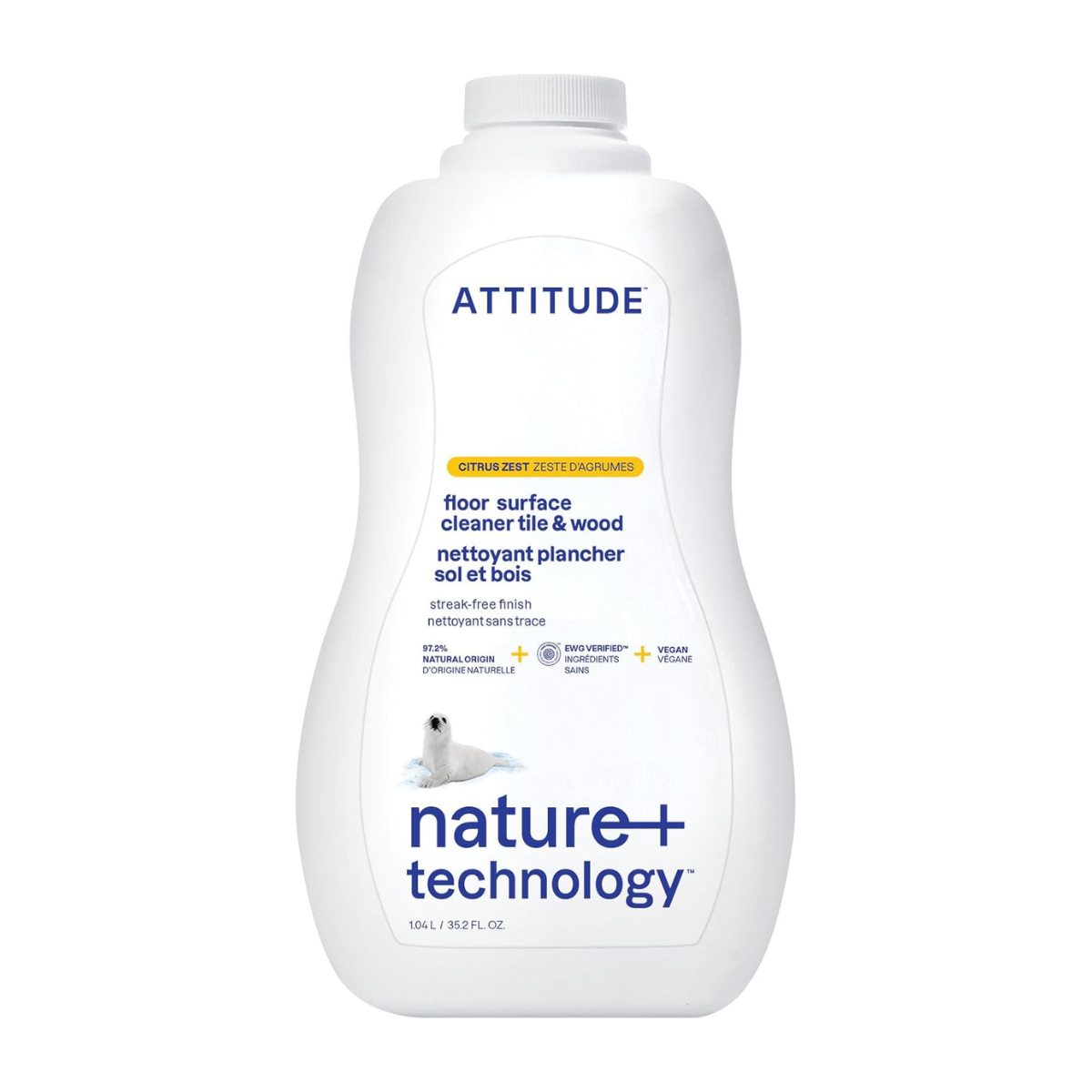 ATTITUDE Cleaner Floor Citrus Zest