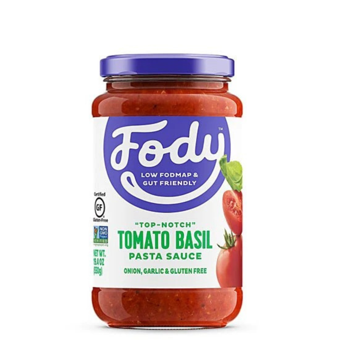 Fody Pasta Sauce Basil Tomato 19.4oz